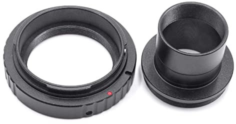 vhbw Anneau Adaptateur T2 1,25 - M42 x 0,75 Compatible avec Canon EOS 70D, 650D, 750D, 6D, 700D, 760D télescope, Appareil Photo, DSLR