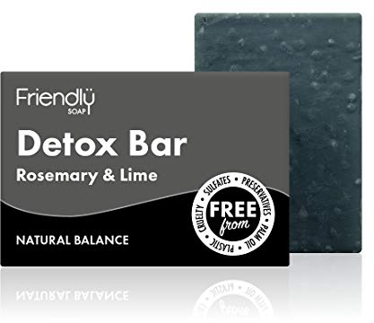 Friendly Soap Natural Activated Charcoal Detox Bar Soap (Case of 6)