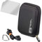 PEDEA Hardcase Kameratasche für Aberg Best 21 / Canon IXUS 275 HS, 285 HS, PowerShot D30 / Olympus TG 3 / Panasonic Lumix DMC TZ58 / Sony Alpha 5000, DSC-HX99, DSC-RX100