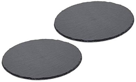 Schieferplatten rund Ø 30cm - 2erSet