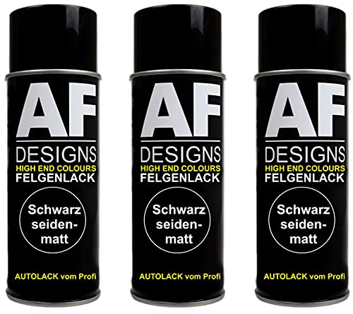 Alex Flittner Designs Felgenlack schwarz seidenmatt 6x Lackspray
