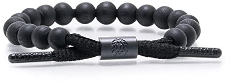 Rastaclat Beaded Bracelets for Men and Women - Core Collection | Adjustable Stackable Bracelets Beaded by Hand | Great Gifts for Men, Women, Teens & Couples, Small/Medium 4.5-6 Inches, Wooden Beads