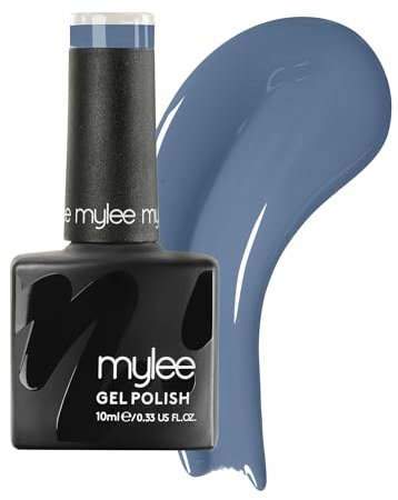 Mylee Gel Nail Polish 10ml [Day Dreamer] UV/LED Soak-Off Nail Art Manicure Pedicure for Professional, Salon & Home Use [Blue Range] - Long Lasting & Easy to Apply