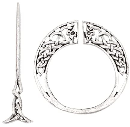 Haarspangen Vintage Keltische Knoten Krone Haarnadel Haarspange Haarnadel Metall Haarstock Haarschmuck Haarspange für Frauen Mädchen Wikinger
