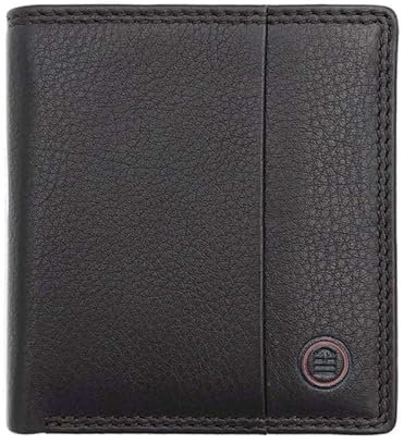 Serge Blanco - Porte-Monnaie et Cartes en Cuir Homme Vancouver - Chocolat - 9,1 x 9,5 x 1 cm - Marron