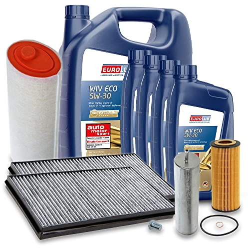 ATEC Germany Inspektionspaket Filterset 1x Ölfilter, 1x Kraftstofffilter, | Kompatibel mit: BMW 5, 5 Touring