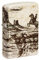 Zippo Sturmfeuerzeug - Wild West Scene, 540°, Color Image - Nachfüllbar - Wiederverwendbar - Windfestes Design - Geschenkbox - Made in USA