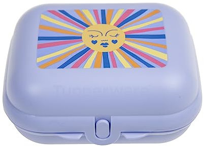 Tupperware Twin Brotdosen 1x Gr.3 flieder Sonne Snackbox Lunchbox (inkl. 1x Bio Saatgut)