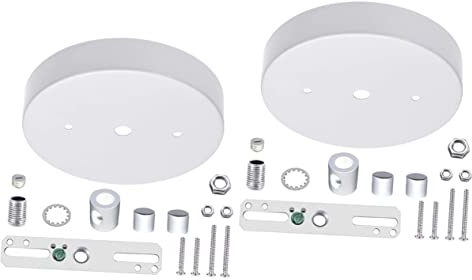 OSALADI 2sets Ceiling Light Cover Plate Canopy Lights Cover Pendant Kit Ceiling Canopy Plate