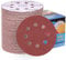 100 Stück Schleifpapier 125mm Klett P180 Körnung Schleifscheiben 8 Löcher Rund Schleifblätter Profi für Exzenterschleifer-ALPXUXP