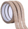 GORGECRAFT 3 rollox2m de Cinta de Lino Cinta Adhesiva Decorativa de Lino de Arpillera, Cinta Adhesiva para Manualidades, Cinta Autoadhesiva para Álbumes de Recortes, Manualidades Envoltura de Regalos
