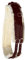 Brama West Longiergurt Fox Supersoft mit weichem Teddyfleece und Widerristpolster - Braun, Gr. Pony