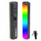 Tragbarer RGB-LED-Lichtstab mit Fernbedienung, 2500 K-9000 K Farbtemperatur, 3000 mAh Akku