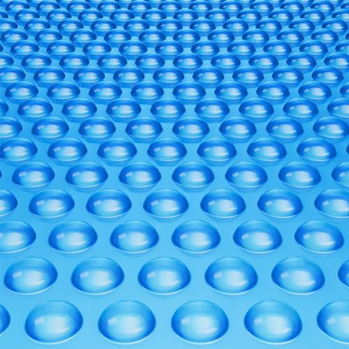 VEVOR Solar Pool Cover, 28 x 14 ft Rectangle Solar Blanket for Pools, Inground Above Ground Swimming Pool Solar Cover, 8 mil Solar Covers Blue