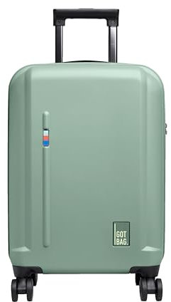 GOT BAG Koffer RE:Shell Cabin aus recyceltem Polycarbonat | Handgepäck Koffer mit gepolsterter 17 Laptoptasche praktischer Innenaufteilung | 36 Liter Füllvolumen Koffer Hartschale (Reef)