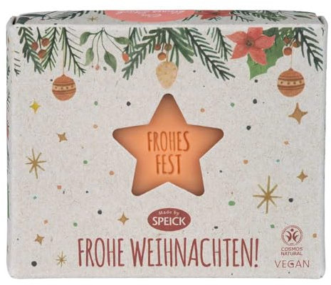 Pflanzenölseife Weihnachtsseife Frohes Fest im Doppelpack (2 Stück)