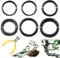 XRXYMQ 6 Rollen Bonsai Draht Schwarz Pflanzendraht Ø1,0 mm/1,5 mm/2,0 mm/2,5 mm/3,0 mm Basteldraht Insgesamt 50 m Bonsaidraht für Bonsai Zubehör DIY Skulpturen