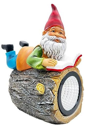 HEMOTON Solarlicht Für Garten Statue Dekoration Licht Harz Schmuck Terrasse Gehweg Einfahrt Energiesparend Praktisch Nachtbeleuchtung