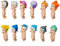 HSKRKOW Figurine Collection Angel Figurine décorative de Collection Surprise Mini Series Figurine Peut être utilisé dans Les téléphones Portables, Les Ordinateurs, Les Voitures（Modèle aléatoire）（D）