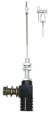 DTYBJN Palanca Embrague Freno Cilindro Maestro de Embrague hidráulico para Motocicleta, Bomba de Freno, Varilla M10 x 1,25 mm, Compatible con Honda, Yamaha y Suzuki. Manija Palanca Freno(New Black)