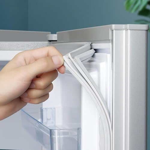 Sello magnético universal personalizado para puerta de refrigerador, piezas de refrigerador de todos los tamaños, blanco/gris (Blanc)