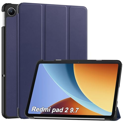 QUSRTMUE Cover per Xiaomi Redmi Pad 2 9.7 Case 2026 | Auto Svegliati/Sonno,Custodia pieghevole per tablet con supporto.