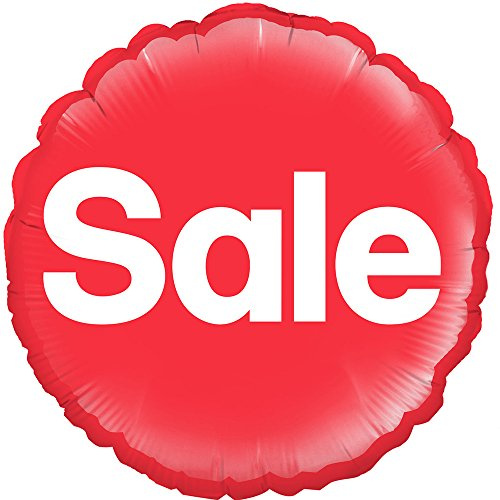 Sale Round Foil Balloon 45cm
