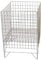 White Square Round Dump Basket Bins Stand Sale Storage Unit Shop Retail Display (Large Basket)