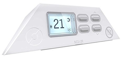 NOBO 80310002 Bianco NOBO Termostato radio NCU2R con display