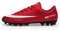 V-Do Breatheable Soccer Shoes Cleats for Men/Ladies Unisex Football Boots Youth Boys/Gils Trainers Red, 6 UK