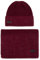 Calvin Klein Damen K60k606091 Mütze, Schal & Handschuh-Set, Rot (Tibetan Red Xcp), One size (Herstellergröße: OS)