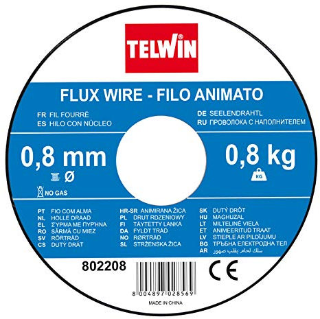 Telwin Bobina Filo Halma FLUX, 0.8mm -0.8 kg per saldatura