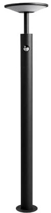 Lucande LED Wegeleuchte/Pollerleuchte mit Bewegungsmelder, Wegelampe strahlwassergeschützt IP65 Aussenleuchte 100 cm 13W
