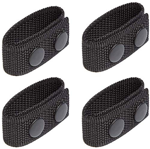 Kyrio Nylon Duty Belt Keeper mit doppelten Druckknöpfen für 2 und 2,25 Sicherheitsgürtel für Taktische Polizei-Militärausrüstungszubehör