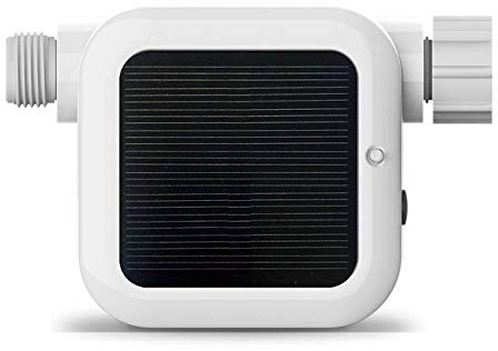 Netro Pixie - Temporizador inteligente para grifo de manguera, WiFi, funciona con energía solar, respetuoso con la intemperie, blanco, compatible con Alexa