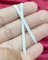 Noshad® White, 3mm - 1/8 Flat Elastic Band Cord for Sewing, Dressmaking, Haberdashery and Clothing DIY Arts and Crafts Accessory, Material, Supplies (10Meter - 11Yard)