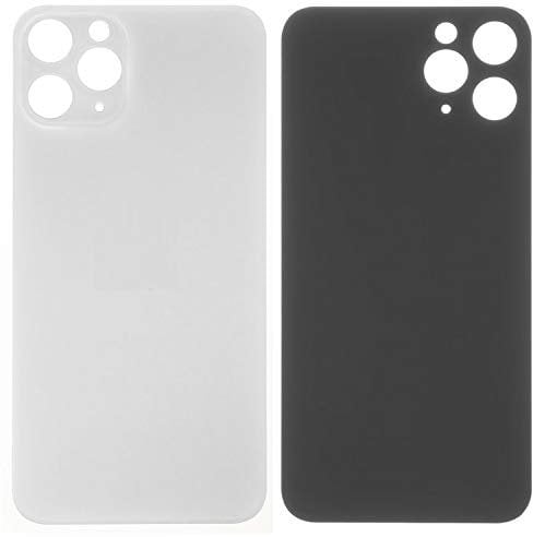 Housing Back Cover Battery Cover Replacement Repair Parts compatible with iPhone 11 Pro, (gray, no need to remove the camera glass, big hole)