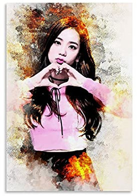 BAOMIHUA Kunstdruck auf Leinwand, Motiv Park Jinyoung und Kim Jisoo, modernes Design, 30 x 45 cm