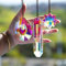 H&D HYALINE & DORA 3 Stück Kristall Regenbogen Sonnenfänger, hängender Sonnenfänger für Fenster, Glas Ornamente Kronleuchter Prisma Anhänger