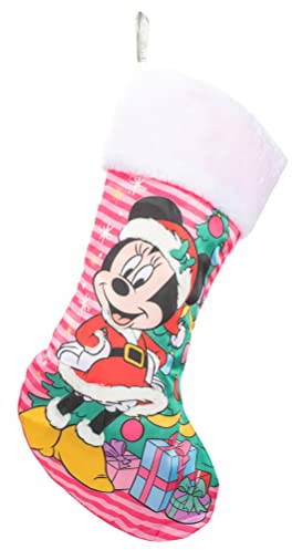 KURTADLER Sock Disney Minnie Weihnachtskleid mit weißem Satinplüsch H48 cm