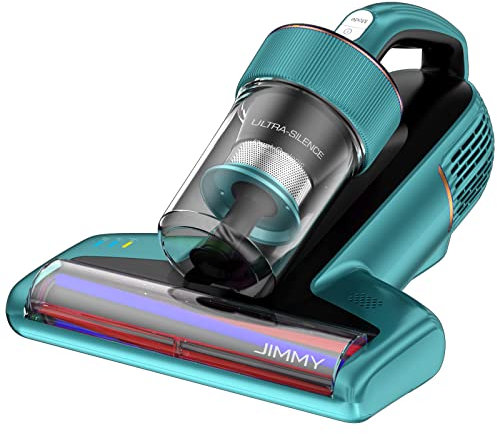 Jimmy BX6 Aspirador Anti ácaros para colchones, Aspirador de mão 600 W, con Luz UV y Filtro Adicional, 16kpa Aspiración Fuerte, con Sensor de Polvo y Ultrasonidos, 3 Modos