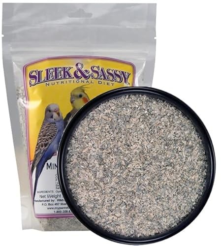 SLEEK & SASSY Mineralized Health Grit for Birds (14 oz.)