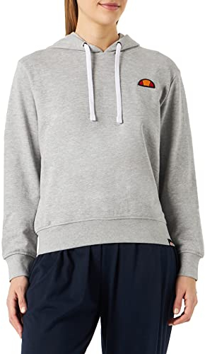ellesse Damen Hoodie Sweatshirt, Grey Melange, M EU