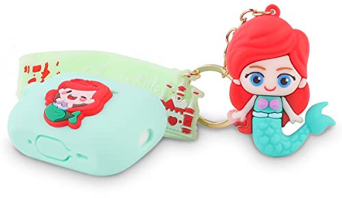 Derhom Airpods Pro 2 Carcasa de Silicona Compatible con Airpods de Apple Pro y Pro 2[Serie de Muñecas de Dibujos Animados] (Mermaid)