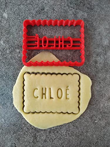 Cortador de galletas de mantequilla pequeño - Personalizable con texto