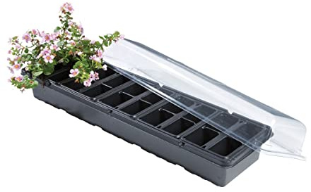 Muddy Hands 20 Cell Windowsill Propagator - Perfect Plant Germination Seedling Seed Stater Tray Kit (Made from Recycled Plastic)