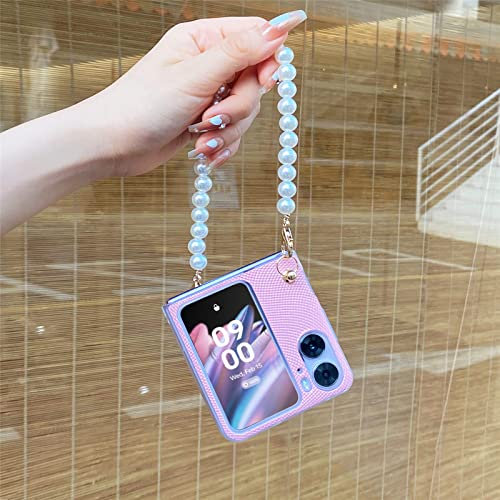Case for OPPO Find N2 Flip 5G 2023, Ultra Thin Skin-Friendly Protective Cover with Non-Slip Grip Bumper Shockproof Phone Case Compatible with OPPO Find N2 Flip 5G, Pink