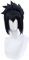 Anime Cosplay Perücke,Uchiha Sasuke Perücke,Black Short Perücke,Mit Kostenloser Perückenkappe,Für Party Alltag Halloween Perücke Cosplay, Weihnachtsgeschenke Für Anime-Fans