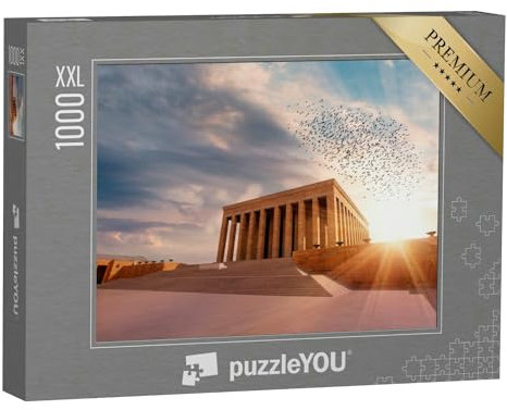 Puzzle 1000 Teile XXL „Faszinierendes Mausoleum von Atatürk, Ankara, Türkei“ – aus der Puzzle-Kollektion Türkei