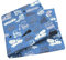 Wollhuhn ÖKO Kinder/Jungen/Mädchen Cooles Elastisches Stirnband/Haarband Bequem Zweilagig Jersey Oder Fleece Viele Motive 21215152 (Baustelle Jeansblau)